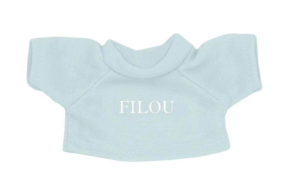 Weiches Kuscheltier in Form eines Ponys mit langer Mähne und flauschigem Schweif und Pulli mit Namen bedruckt.