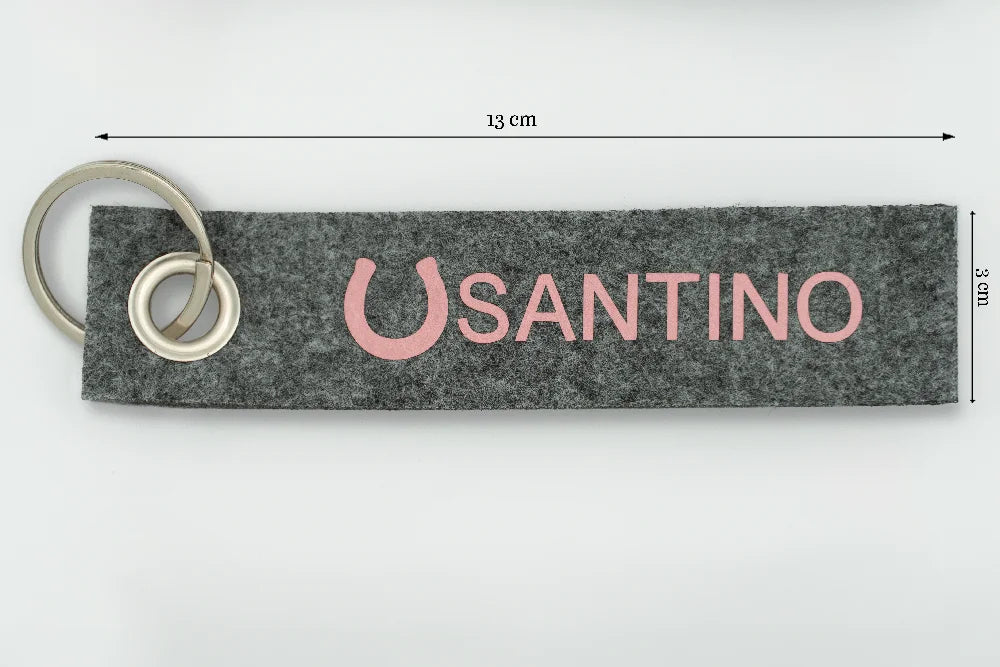 Filzanhänger, Schlüsselanhänger personalisiert mit Namen