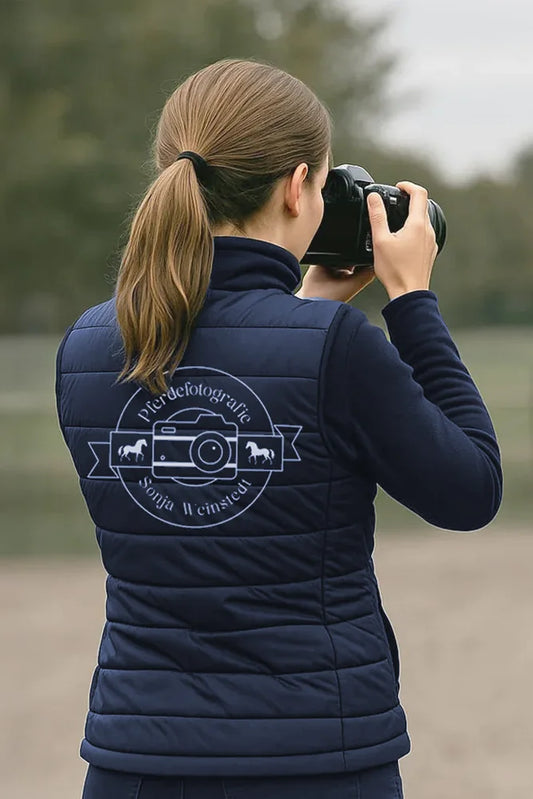 Weste mit Werbedruck, personalisiert