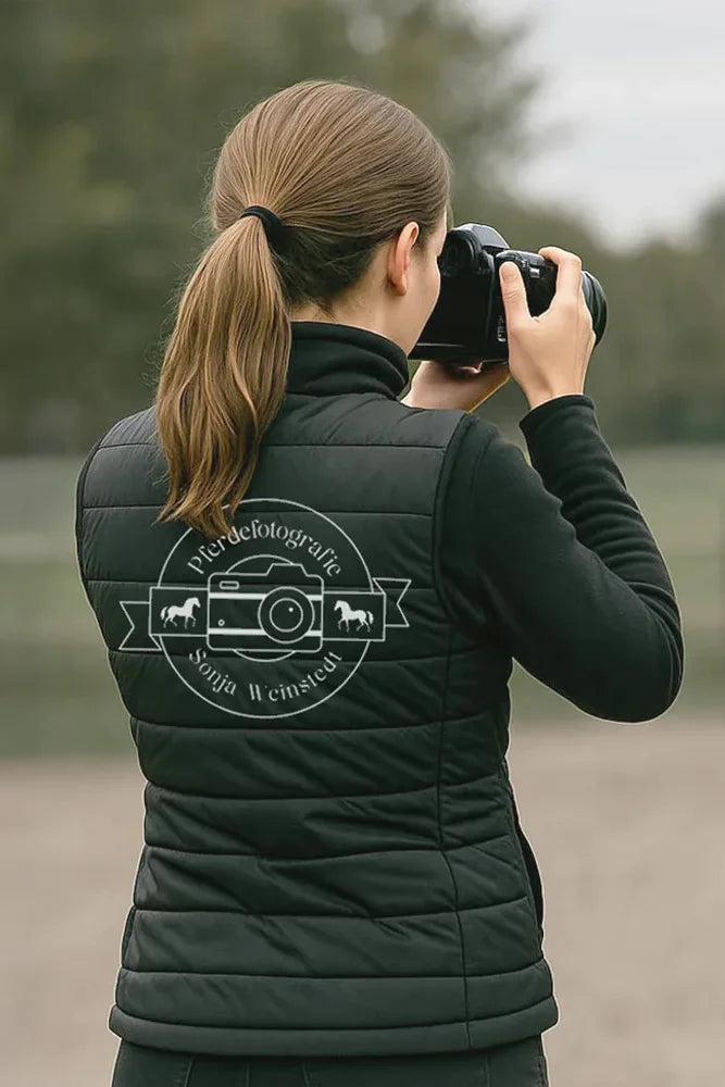 Weste mit Werbedruck, personalisiert