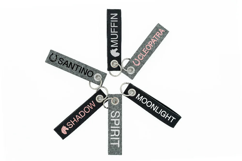 Personalisierte Filz-Schlüsselanhänger