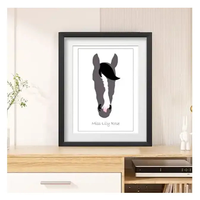 Personalisierte Poster mit Pferdemotiv