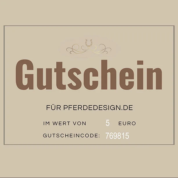 Gutscheine, personalisierte Reitportartikel