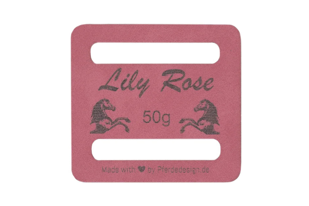 Personalisierbare Label für Pferdedecken