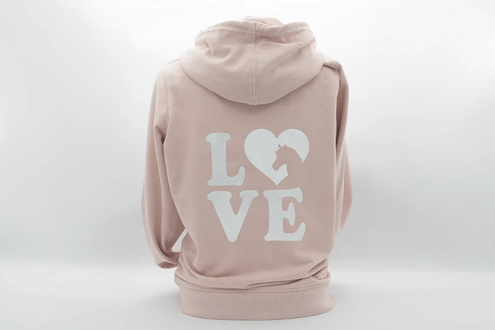 Bio-Baumwolljacke mit Love Horses Motiv