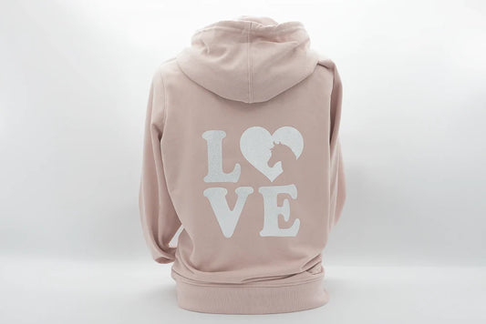 Bio-Baumwolljacke mit Love Horses Motiv