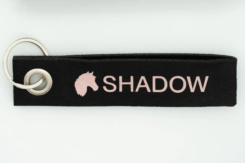 Filzanhänger, Schlüsselanhänger personalisiert mit Namen