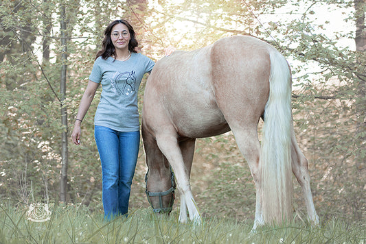 "The art of riding" T-Shirt für Freizeit und Reitsport