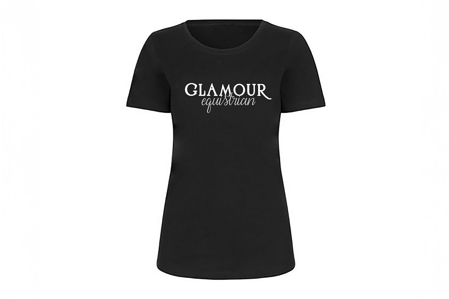 tshirt, schwarz, reitershirt, reitbekleidung, mettmann, personalisierte, reitsportartikel, bekleidung, veredelung, reitsportbedarf, glamour
